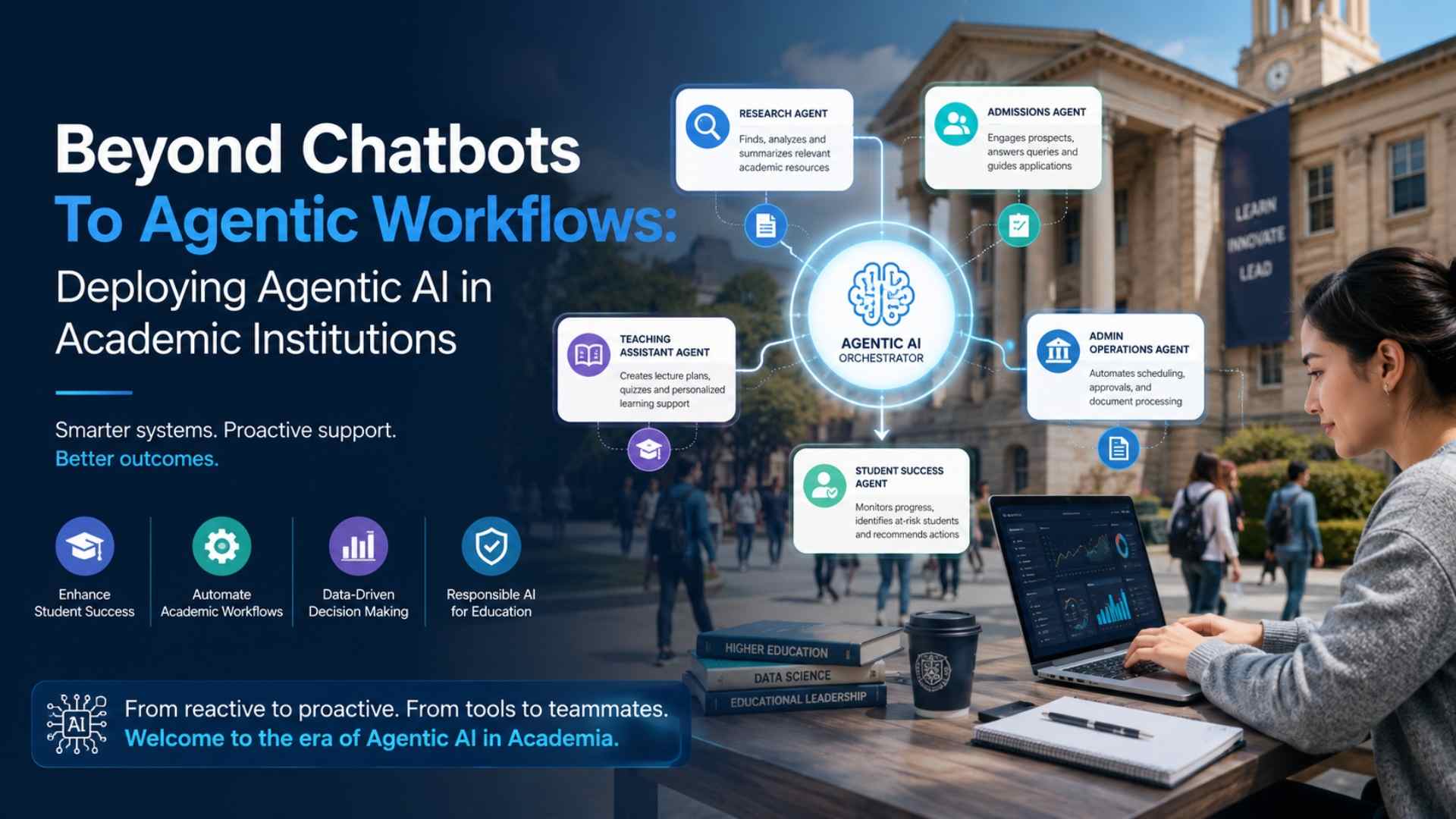 Beyond Chatbots To Agentic WorkFlows: Deploying Agentic AI in Academic Institutions