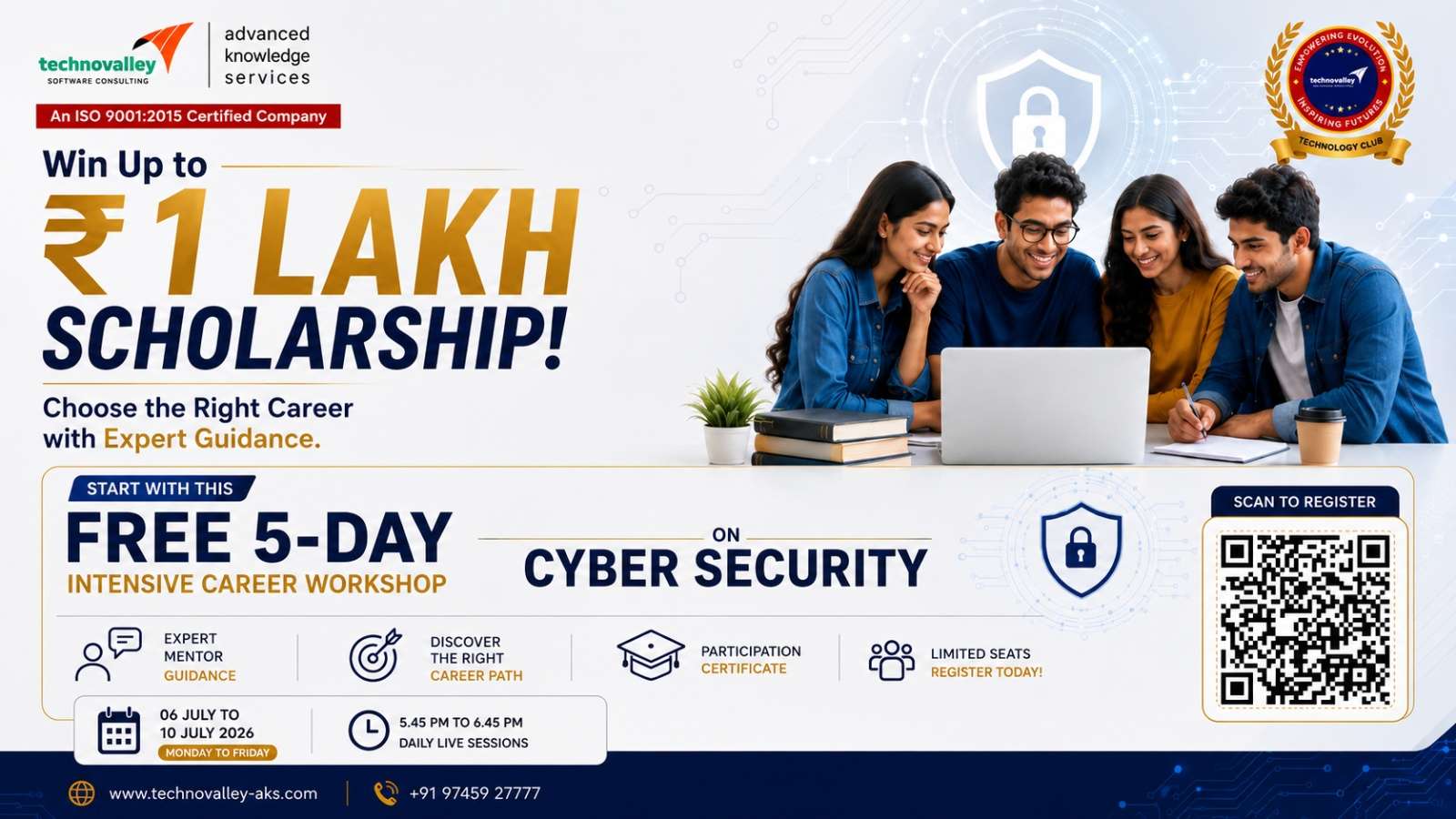 Free 5-Day Intensive Career Workshop on Cyber Security