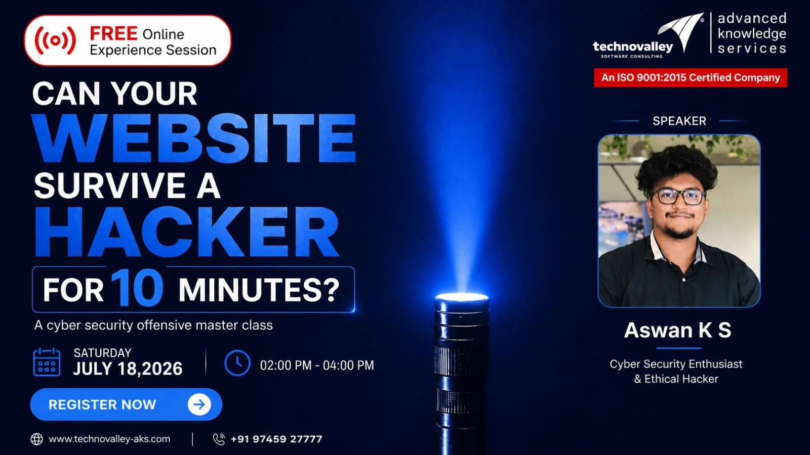 Can Your Website Survive a Hacker for 10 Minutes? - A cyber security offensive master class