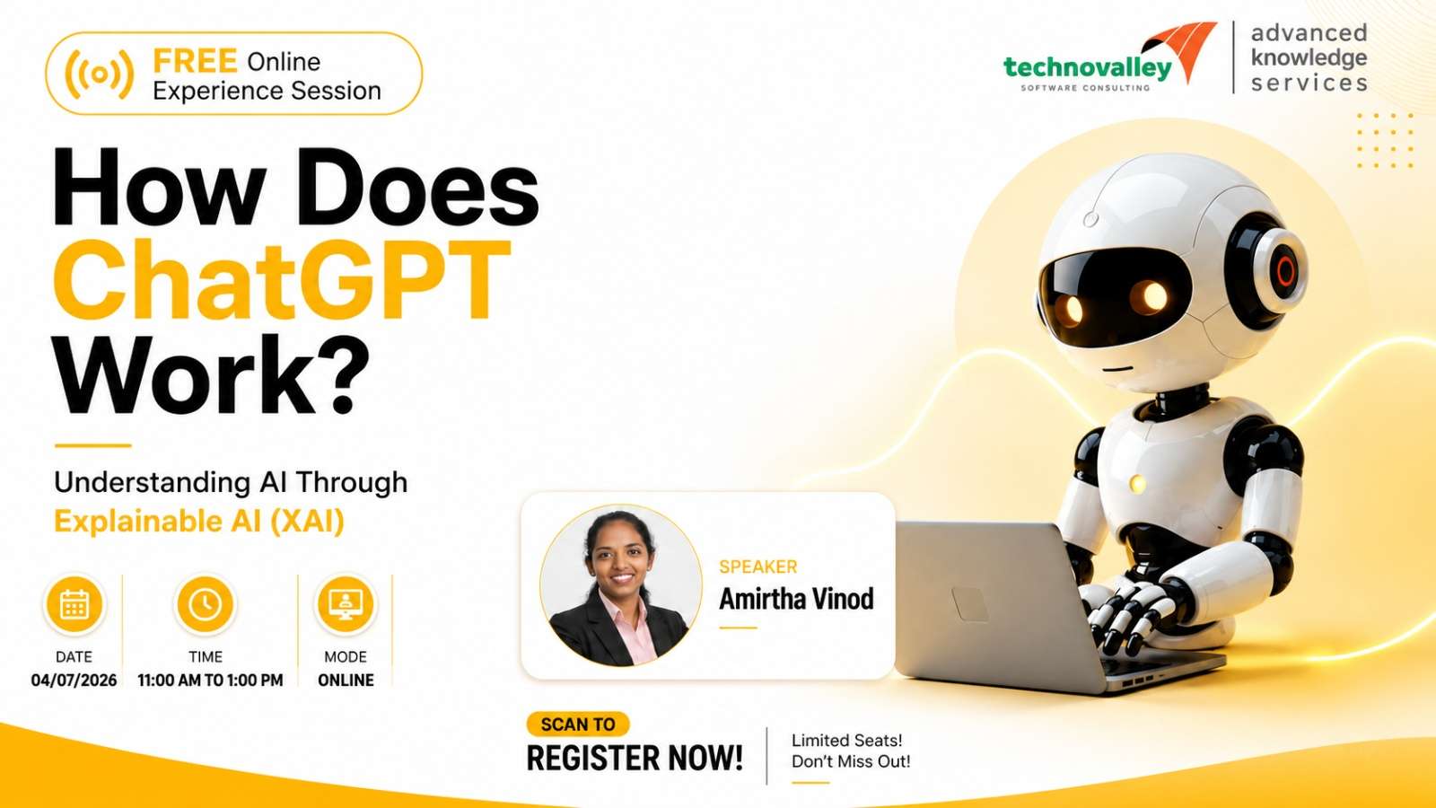 Free Online Experience Session: How Does ChatGPT Work? Understanding AI Through Explainable AI (XAI)