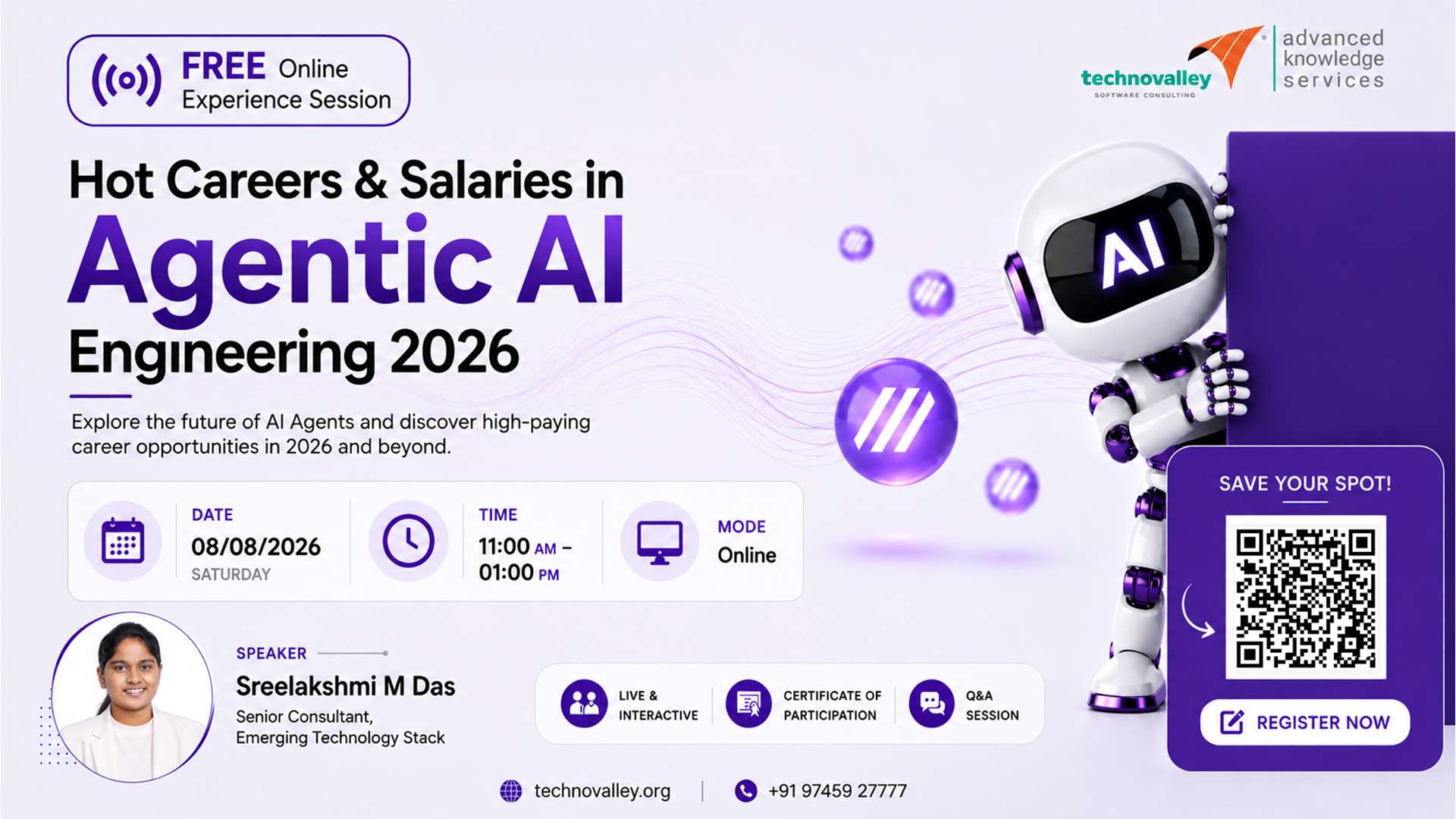 FREE Online Experience Session - Hot Careers & Salaries in Agentic AI Engineering 2026